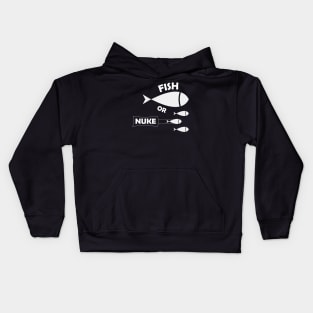 Fish Or Nuke Kids Hoodie